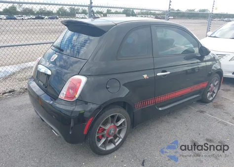 2012 Fiat 500 Abarth from USA, damaged, VIN 3C3CFFFH5CT339537